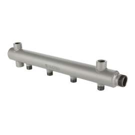 Коллектор НР из стали с МО расстоянием выходов 100 мм 1",3x1/2" (труба ДУ-40) VALTEC, фото 