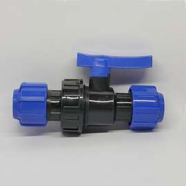 Кран шаровой ПЭ соединительный 25x25 ТПК-АКВА, Размер шарового крана ПЭ: 25x25, фото 