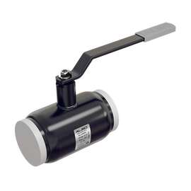 Кран шаровой ALSO муфтовый стальной DN32 PN40 редуцированный, фото 