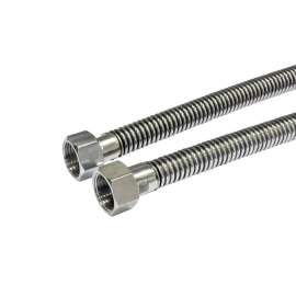 Гибкая подводка для газа сильфонная 50см 1/2" ВР/ВР AQUALINK, Длина гибкой подводки (см): 50, фото 