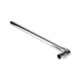 Угольник с хромированной латунной трубкой длинный 16(2,2) х 15, L1000 мм VALTEC, Диаметр трубы МП: 16, Размер аксиального фитинга: 16(2,2) х 15, L1000 мм, фото 