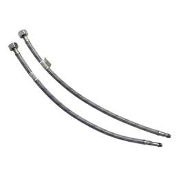 Гибкая подводка для воды с ПВХ покр. 50см G1/2"ВР-М10 НР (ПАРА штуцер 18мм + штуцер 35мм ) AQUALINE, Длина гибкой подводки (см): 50, фото 