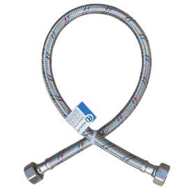 Гибкая подводка для воды 40см G1/2"ВР-G1/2"ВР ст/гайка AQUALINE, Длина гибкой подводки (см): 40, фото 