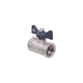 Кран шаровой AQUALINK ВР-ВР  3/4" бабочка, Размер запорной арматуры: 3/4", фото 