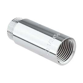Удлинитель хром 1/2"x100 AQUALINK, Размер резьбы: 1/2"x100, Диаметр: 1/2", фото 