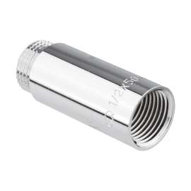 Удлинитель хром 1/2"x10 AQUALINK, Размер резьбы: 1/2"x10, Диаметр: 1/2", фото 