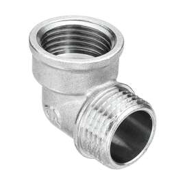 Угольник ВР-НР никель 3/4" 90° AQUALINK, Диаметр: 3/4", фото 