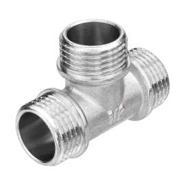 Тройник НР-НР-НР никель 3/4" AQUALINK, Диаметр: 3/4", фото 