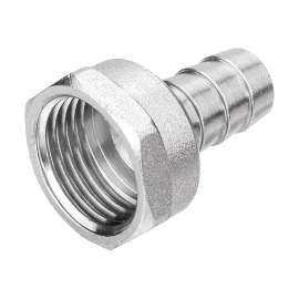 Штуцер для шланга ВН никель 1/2"x12 AQUALINK, Диаметр: 1/2", Размер штуцера: 1/2"x12, фото 