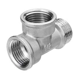 Тройник переходной ВР- ВР-НР никель 3/4" AQUALINK, фото 