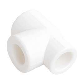 Тройник полипропиленовый переходной 63x40x63 бел. AQUALINK, Размер переходного тройника ППР: 63x40x63, фото 