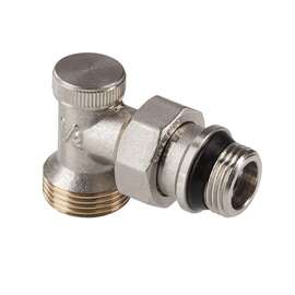 Клапан настроечный угловой с доп уплотнением, евроконус 1/2" VALTEC, фото 