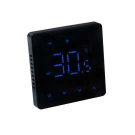 Хронотермостат комнатный с WIFI для электрического теплого пола (черный) VALTEC, фото 