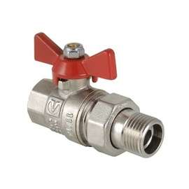 Кран шаровой VALTEC с полусгоном  3/4" бабочка, Размер запорной арматуры: 3/4", фото 