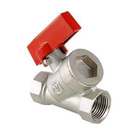 Кран шаровой VALTEC с цельным корпусом 1/2" ручка, фото 