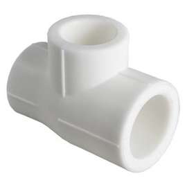 Тройник полипропиленовый переходной 32x25x25 бел. VALTEC, Размер переходного тройника ППР: 32x25x25, фото 