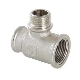 Тройник переходной ВР-НР-ВР никель 3/4"x1/2"x3/4" VALTEC, фото 