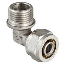 Угольник МП обжимной с НР 20x3/4" VALTEC, Размер: 20x3/4", фото 