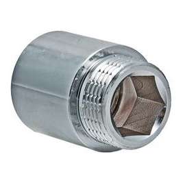 Удлинитель хром 3/4"x100 VALTEC, Размер резьбы: 3/4"x100, фото 