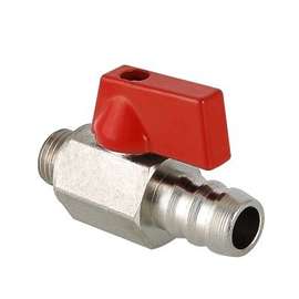 Кран шаровой VALTEC дренажный со штуцером 1/4" бабочка, фото 