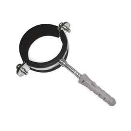 Кронштейн стальной с резиновым уплотнителем 75 мм (75-80) 2 1/2" TAEN, фото 