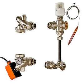 Насосно-смесительный узел для теплого пола DUALMIX 130 мм VALTEC, фото 