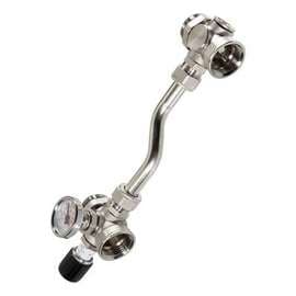 Байпас проходной 200мм, с термометрами VALTEC, фото 