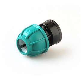 Муфта ПЭ с ВР 25x1" UNIO, Размер муфты с резьбой: 25x1", фото 