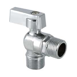 Кран шаровой VALTEC угловой для подключения сантехнических приборов 1/2"x1/2" ручка, фото 
