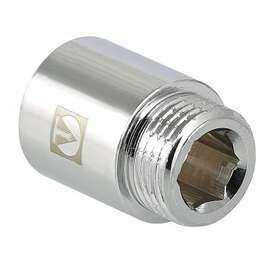 Удлинитель хром 1"x40 VALTEC, Размер резьбы: 1"x40, фото 