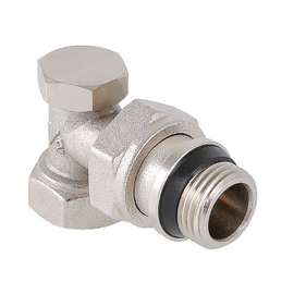 Клапан настроечный угловой с доп уплотнением 1/2" VALTEC, фото 