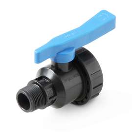 Кран шаровой ПЭ НР-ВР 1"x1" UNIO, Размер шарового крана ПЭ: 1"x1", фото 