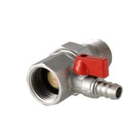 Сгон отсекатель разъемный с дренажом никель 1" VALTEC, фото 