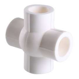 Крестовина полипропиленовая компланарная 20 бел. VALTEC, фото 