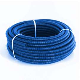 Труба Гофрированная CorrugatedPipe 25 синяя HEISSKRAFT, фото 
