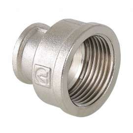 Муфта переходная никель 1 1/2"x1" VALTEC, Диаметр: 1 1/2", Размер перехода: 1 1/2"x1", фото 