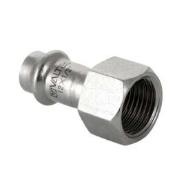 Муфта нерж сталь с ВР 42х1 1/2" VALTEC, Размер фитинга из нерж стали: 42х1 1/2", фото 