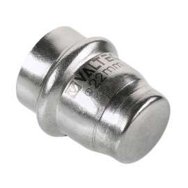 Заглушка нерж сталь  22 VALTEC, Размер фитинга из нерж стали: 22, фото 