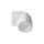 Угол полипропиленовый 90° 40 бел. AQUALINK, Диаметр трубы ППР: 40, фото 