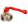 Кран шаровой VALTEC трехходовой тип T 1/2" ручка, фото 