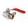 Кран шаровой VALTEC с дренажем и воздухоотводчиком 1" ручка, Размер запорной арматуры: 1", фото 