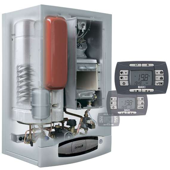 Газовый котел BAXI NUVOLA-3 Comfort 280 i со встроенным бойлером, фото , изображение 2 Газовый котел BAXI NUVOLA-3 Comfort 280 i со встроенным бойлером, фото , изображение 2