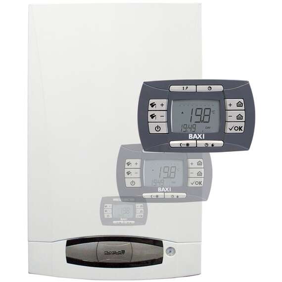 Газовый котел BAXI NUVOLA-3 Comfort 240 Fi со встроенным бойлером, фото 