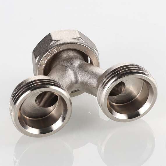 Коллекторный разделитель потока, 3/4", «евроконус» x 2 вых., 3/4", «евроконус» VALTEC, фото , изображение 2