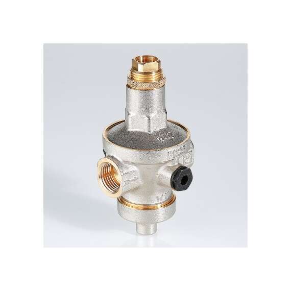 Редуктор давления регулируемый мембранный 1/2" 0,5-7 бар VALTEC, Диаметр подключения редуктора: 1/2", фото , изображение 2