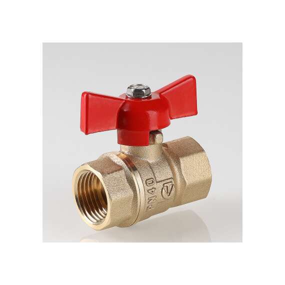 Кран шаровой VALTEC СТАНДАРТ PN 40 ВР-ВР  1/2" бабочка, Размер запорной арматуры: 1/2", фото 