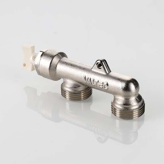 Замыкающий участок с ручным воздухоотводчиком, 3/4" («евроконус»), 50 мм	 VALTEC, фото , изображение 2