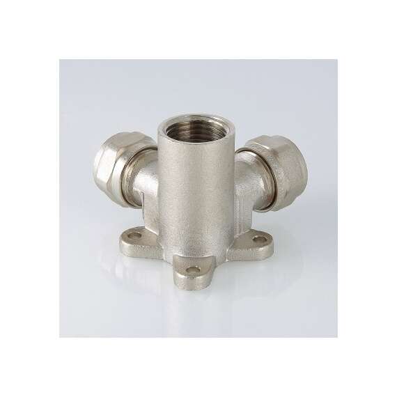 Водорозетка МП обжимная проходная с ВР 20x1/2" VALTEC, Диаметр трубы МП: 20, Размер водорозетки: 20x1/2", фото , изображение 2