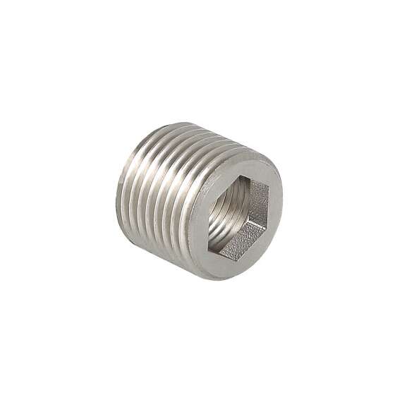 Футорка под шестигранник никель 1/2"x3/8" VALTEC, фото 