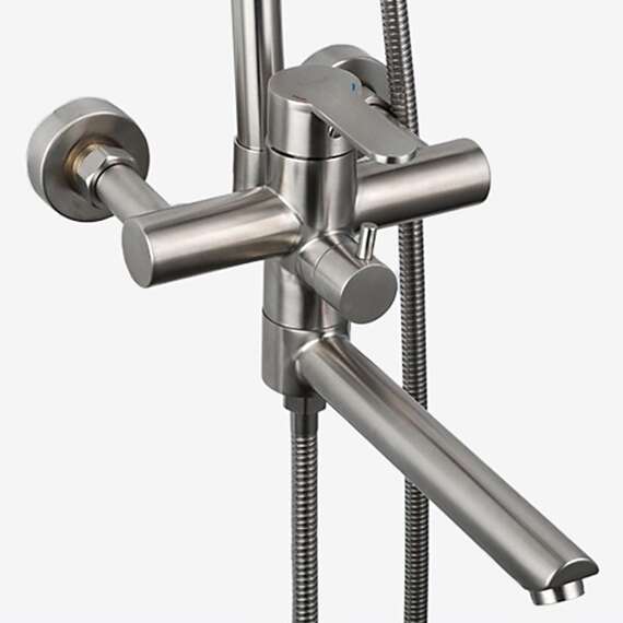 Смеситель для душевой кабины F24801 FRAP, фото , изображение 3